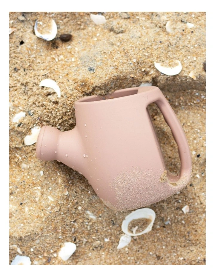 Silicone Watering Can Beach and Bath Toy in Dusty Rose