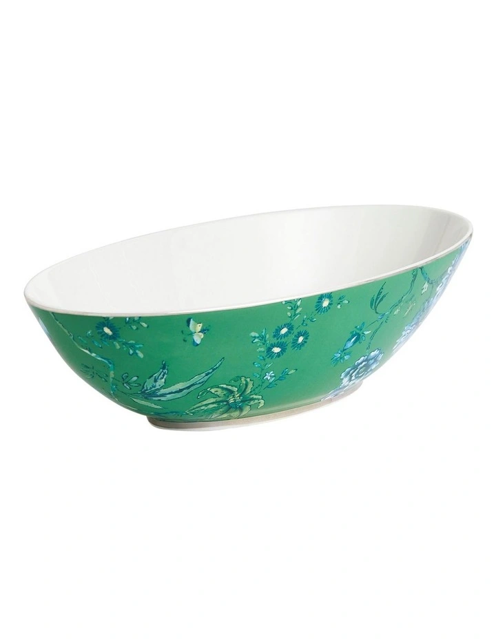 Jasper Conran Open Oval Serving Dish in Green