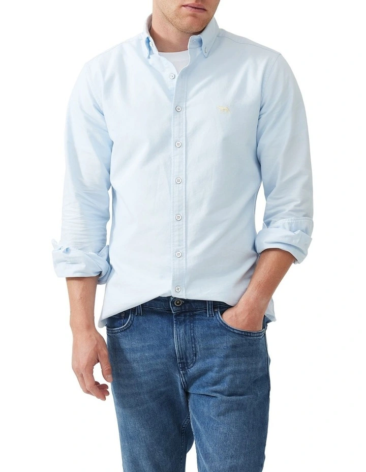Oxford Sports Fit Shirt in Ice