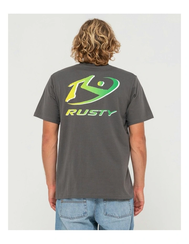 Race-r Short Sleeve Tee in Grey