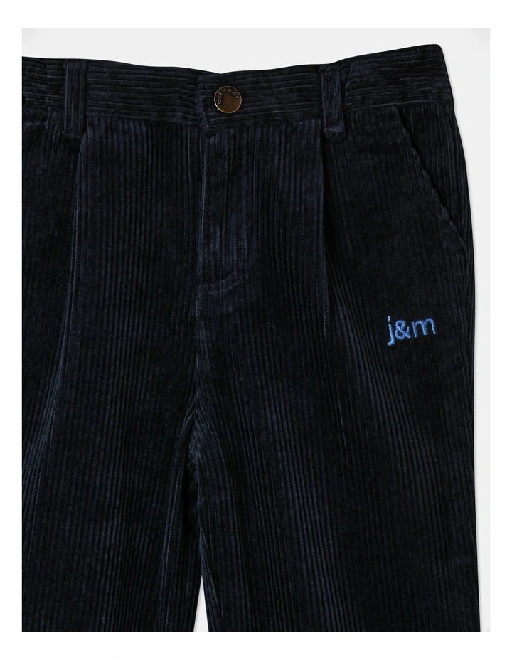 Tom Jumbo Cord Pants in Navy