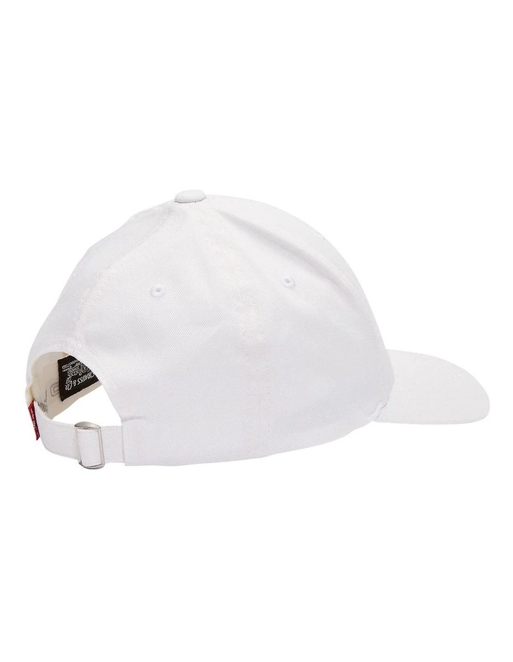 Batwing Baseball Regular Cap in White