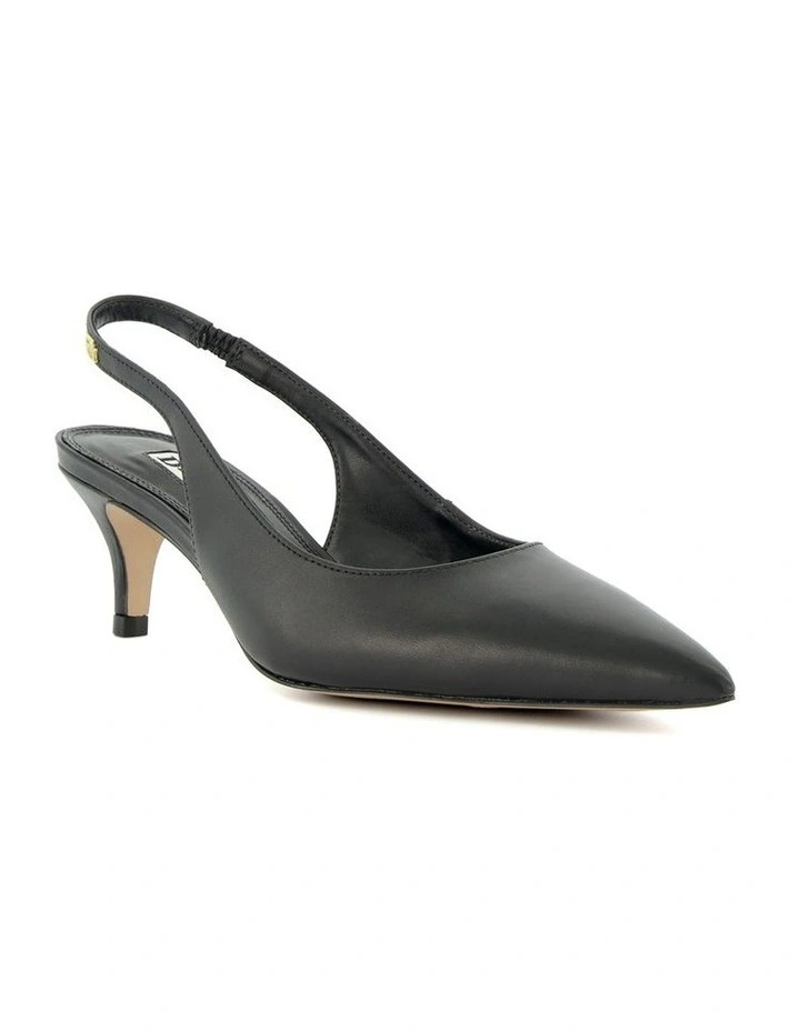 Capitol Slingback Heel in Black
