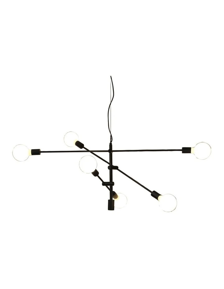 Large Chelsea Modern 6 light Pendant Light