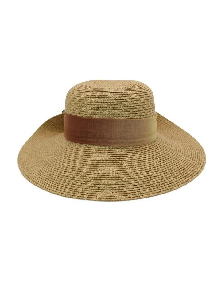 Dot Floppy in Natural/Brown