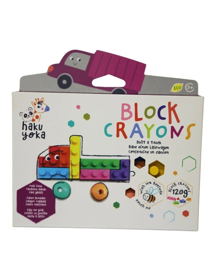 Truck Block Crayons