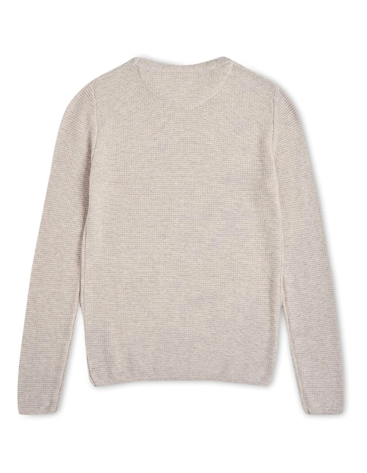 Richland Knit (8-16 years) in Oat Marle