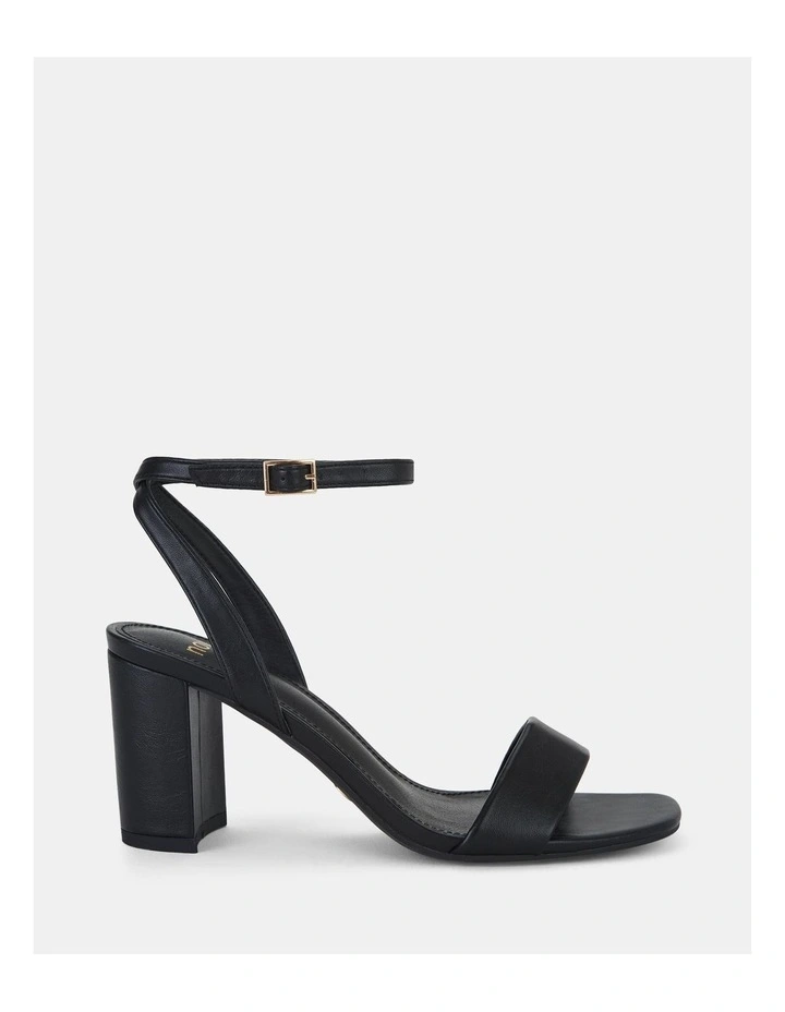 Martinez Strappy Heels in Black