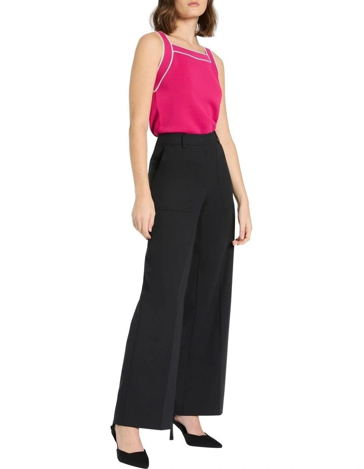 Thea Knit Tank in Pink Lady