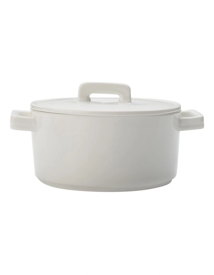 Round Casserole 1.3L in White