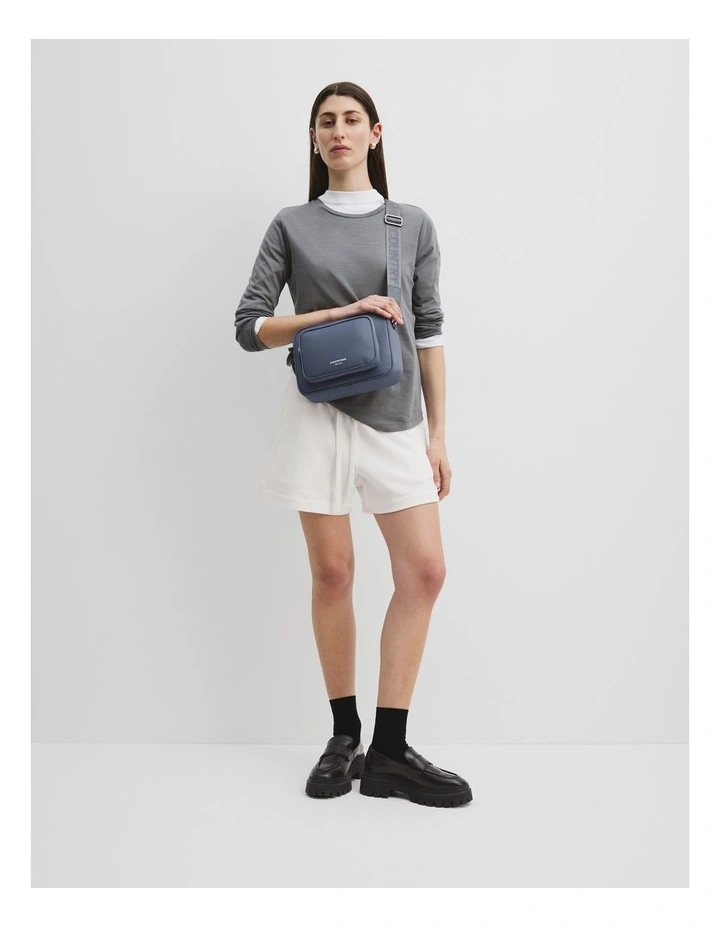 Soft Crossbody Bag in Mineral