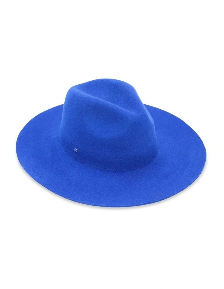 Callisto Fedora Hat in Royal Blue