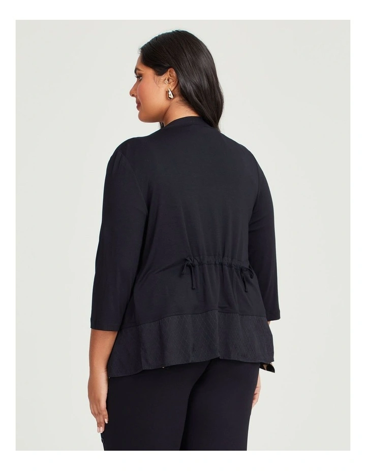 Bamboo Gabrielle Cardigan in Black