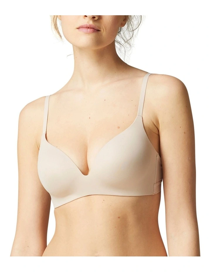 Essentiel Wirefree Padded Bra in Beige