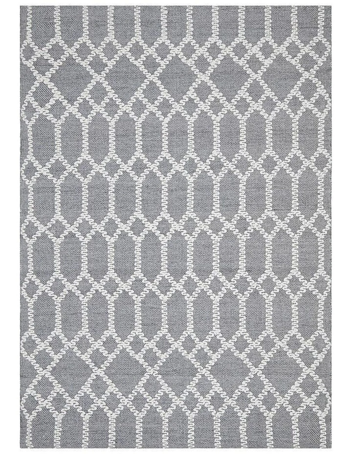 Krisha Tribal Trellis Rug Rustic Blue