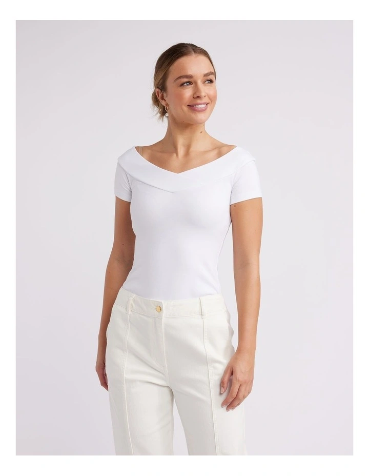 Odelia Top in Ivory