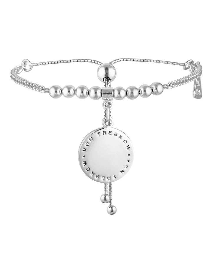 Adjustable Curb Chain Bracelet in Silver