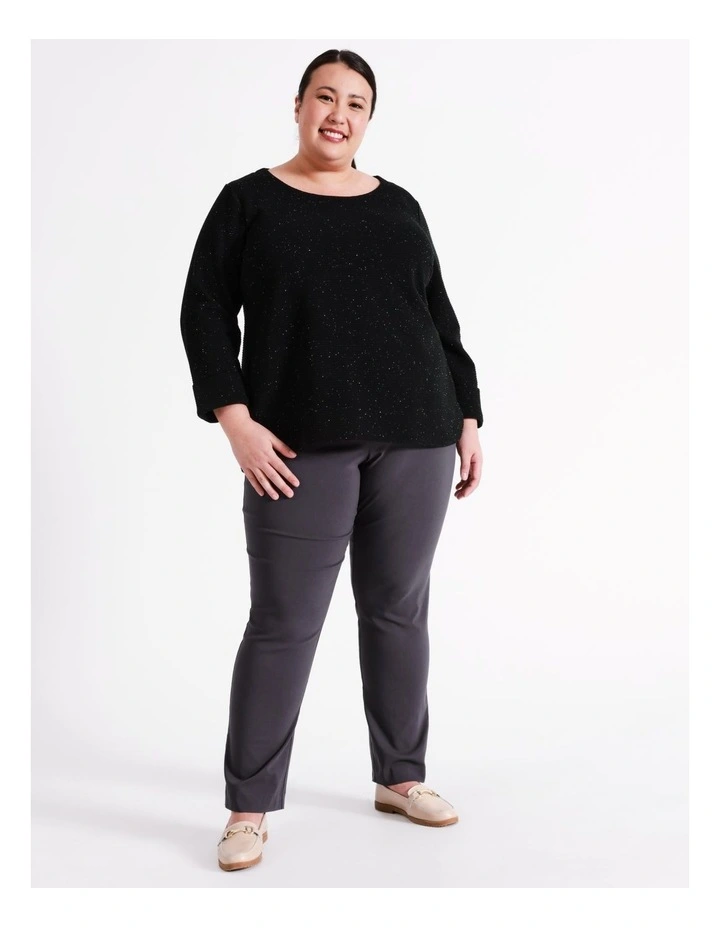 Wardrobe Staple Slim Pant in Charcoal