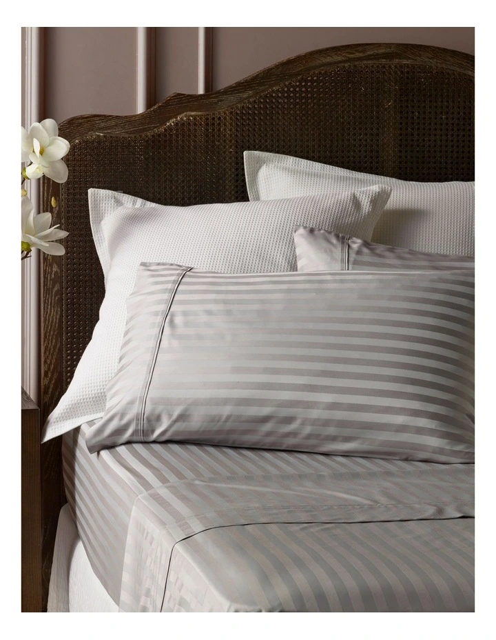 500TC Margot Bamboo Blend Sheet Set in Silver