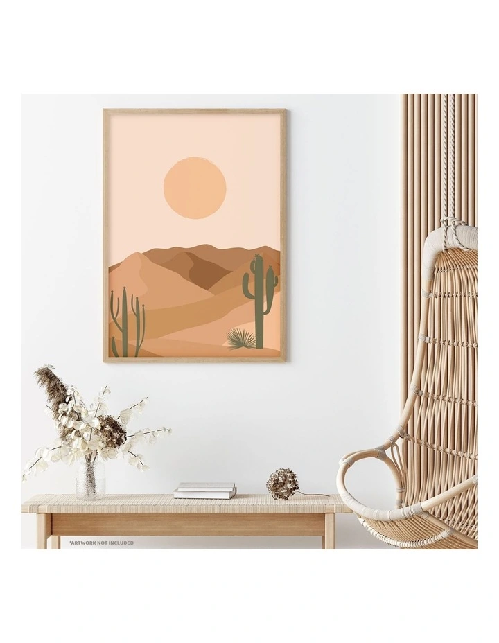 A1 Poster Photo Frames Set of 2 in Oak