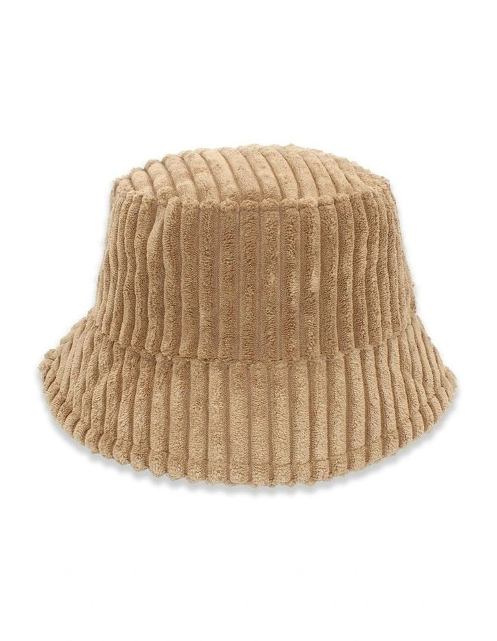 Bella Mini Bucket Hat in Chocolate Brown