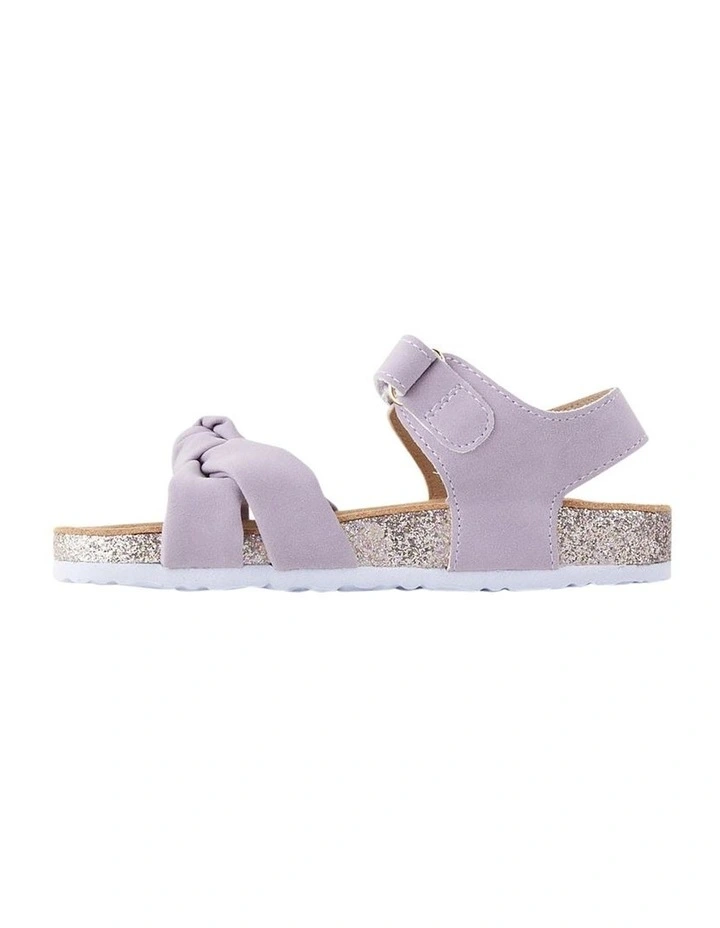 Avery Knot Sandals in Lilac