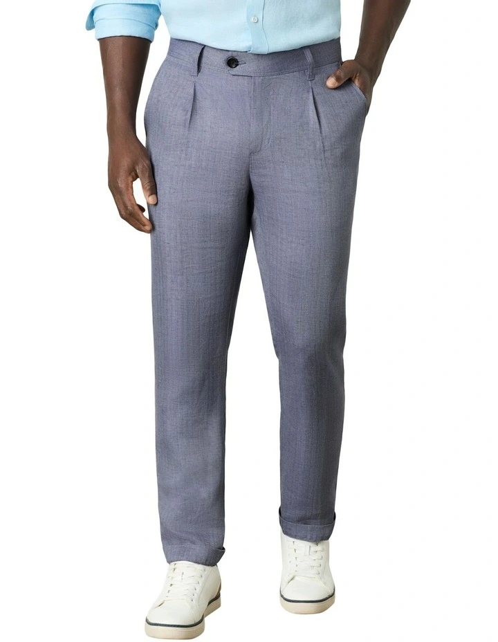 Pulcino Trouser in Denim Melange