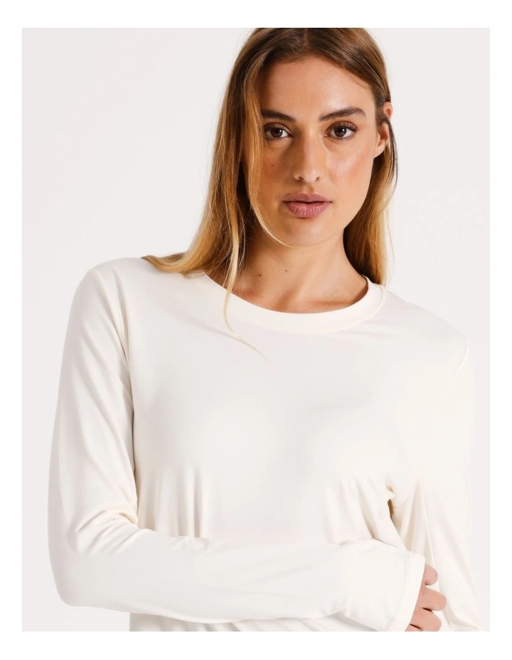 Cross Front Top in White