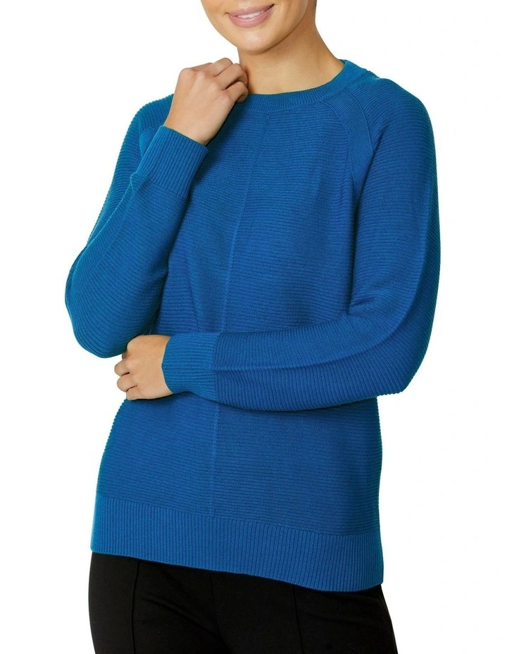 Alexis Knit Sweater in Blue