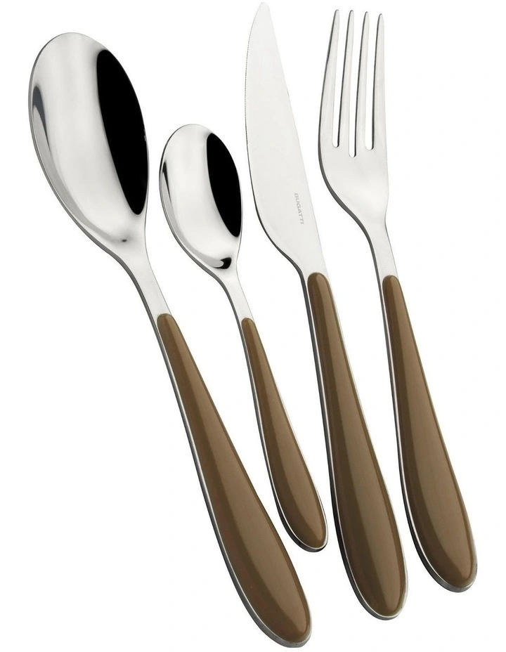 Gioia 24 Piece Cutlery Set in Tobacco