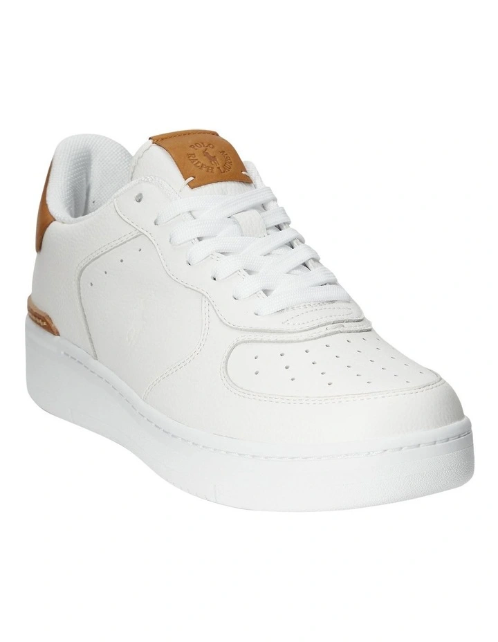 Masters Court Leather Sneaker in White