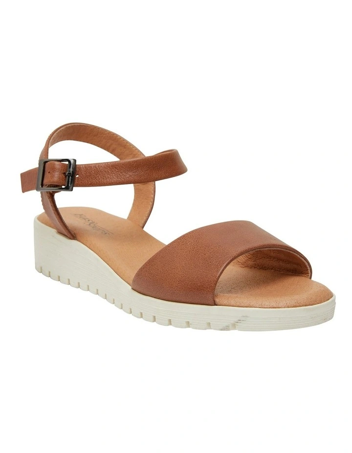 Georgie Sandals in Tan Leather