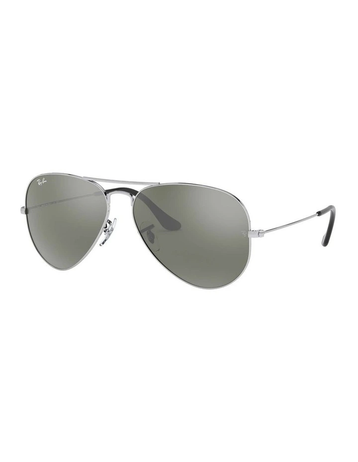 Aviator Mirror Silver RB3025 Sunglasses