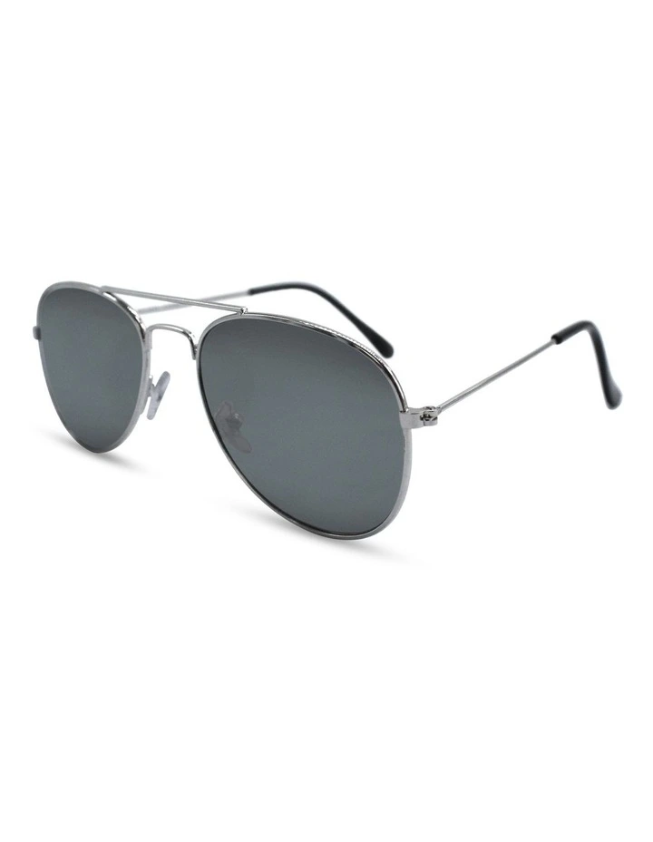 Aviator Sunglasses in Silver