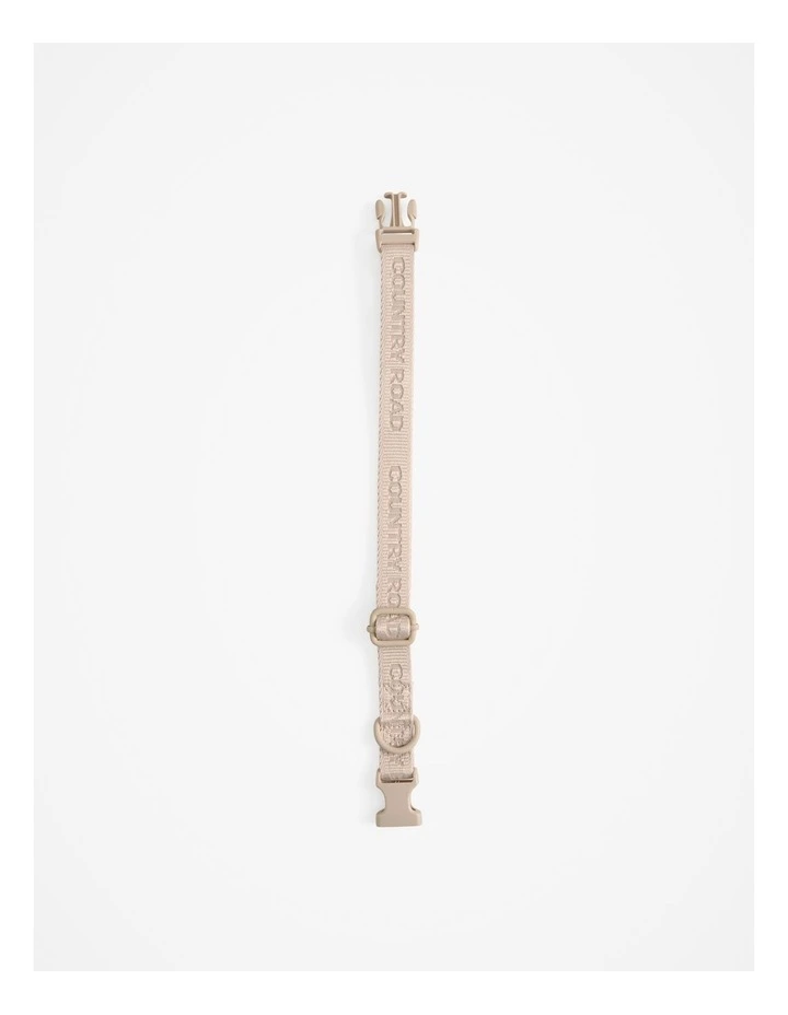Recycled Polyester Blend Piper Collar in Natural