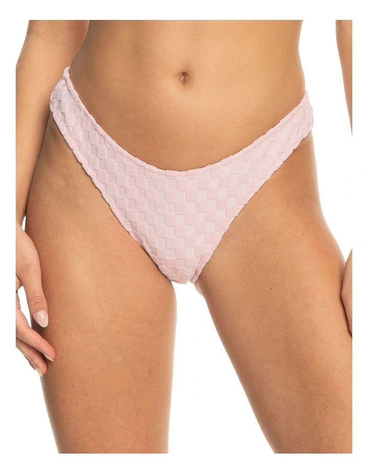 Happy Terry Cheeky Bikini Bottoms in Pirouette