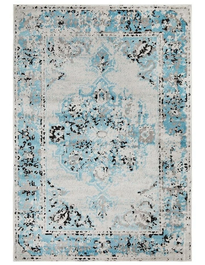 Alexa Transitional Rug Blue Grey