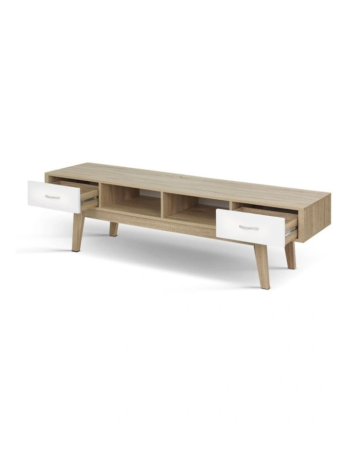 TV Cabinet Entertainment Unit 180cm in White