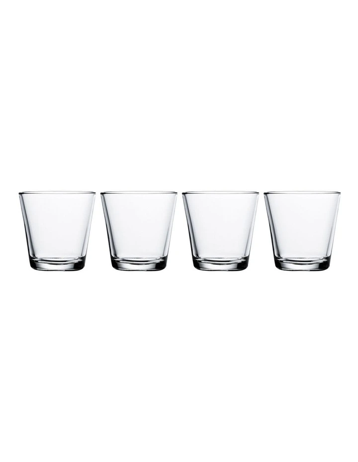Kartio Tumbler 210ml Set of 4 in Clear