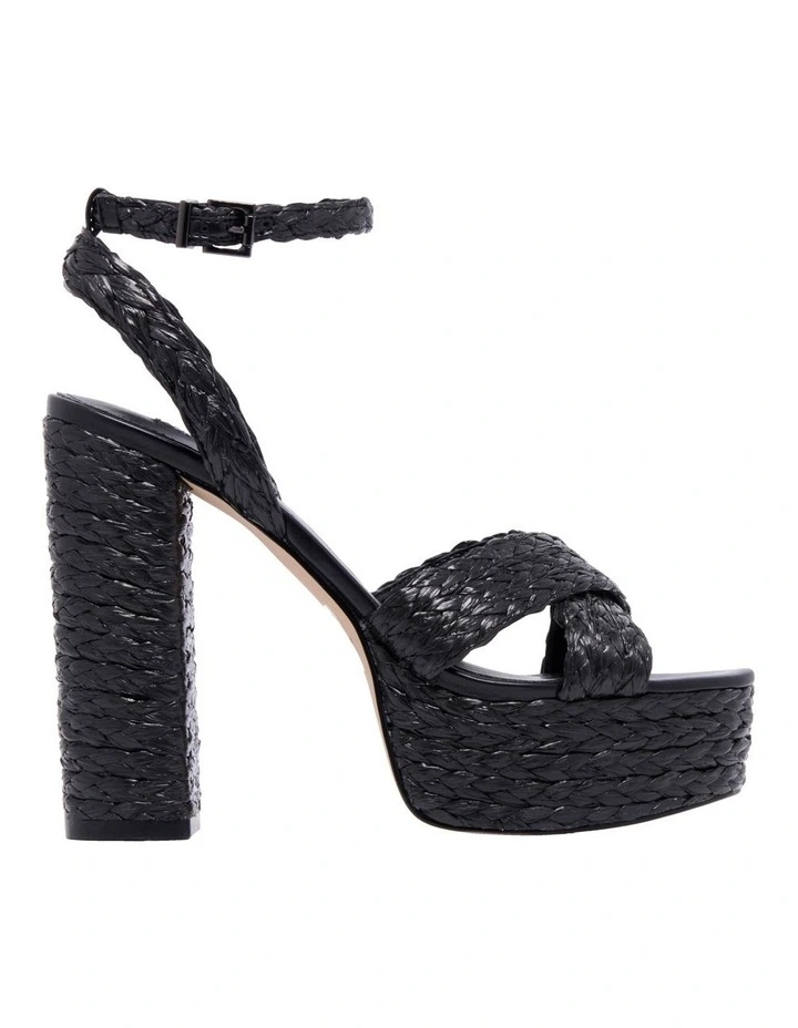 Hadyn Platform Sandal In Black