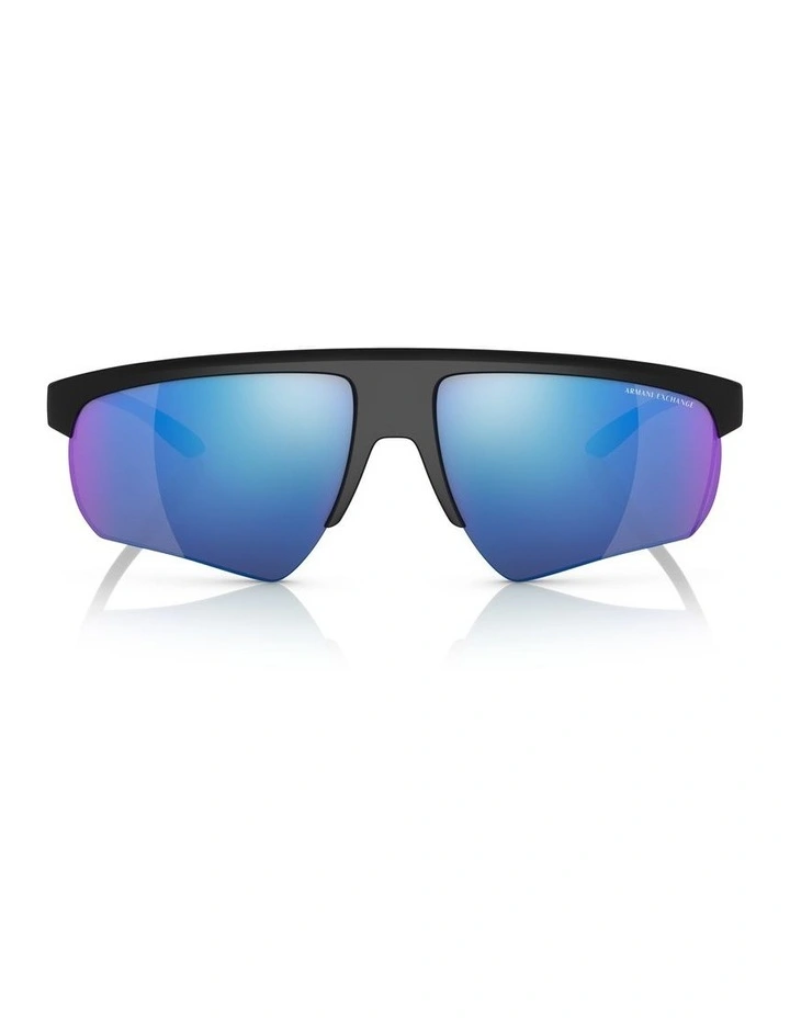 0AX4123S Sunglasses in Matte Black