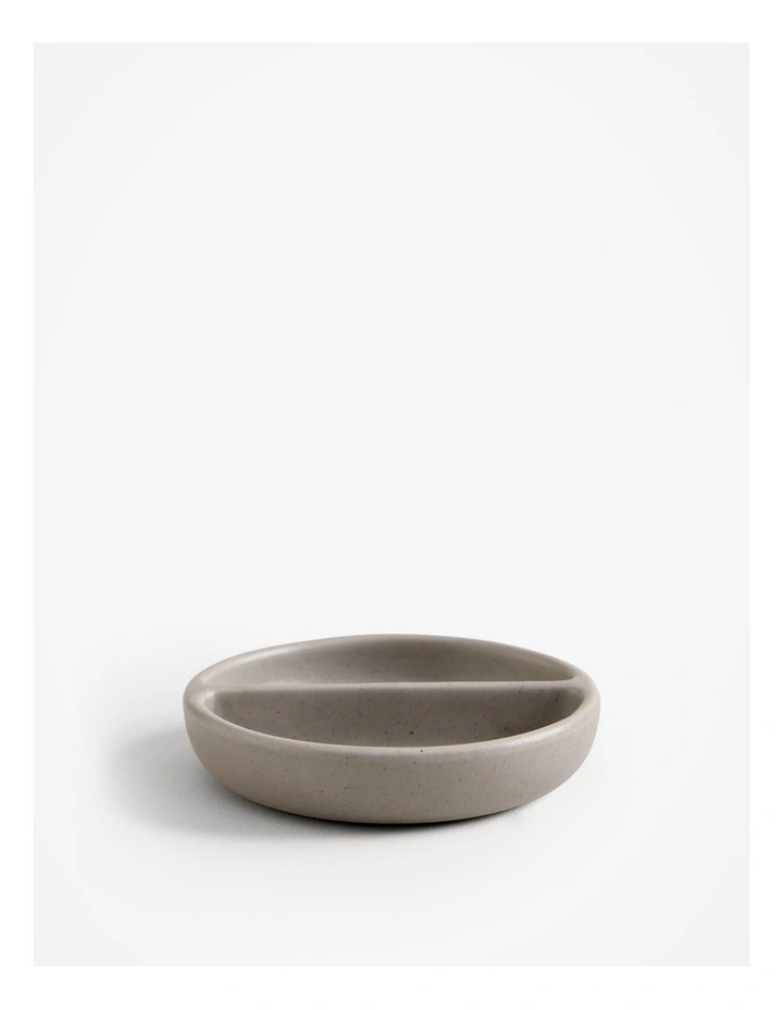 Tapas Salt And Pepper Dish in Pale Grey