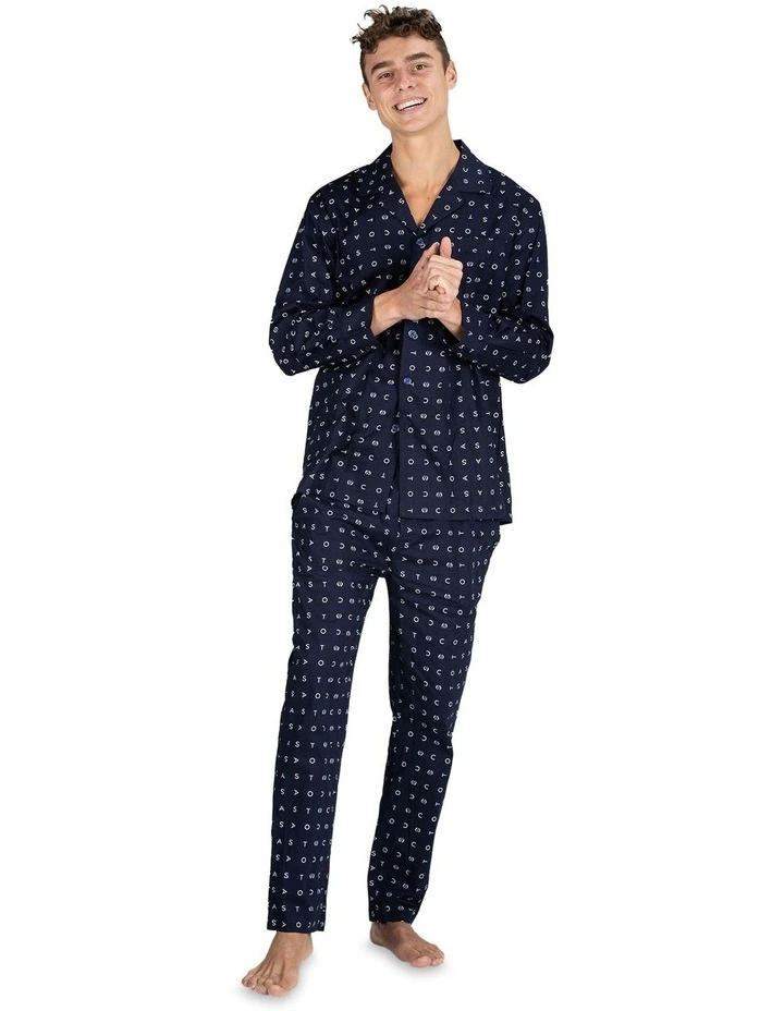 Signature Winter PJ Set in Navy