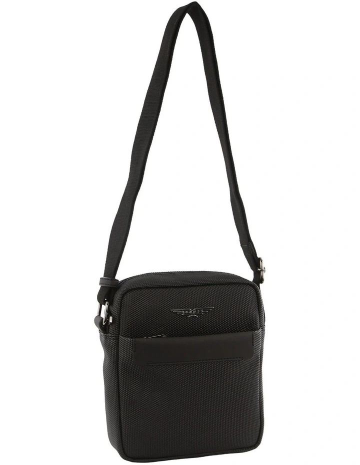 Wings Small Cross-Body Bag in Black
