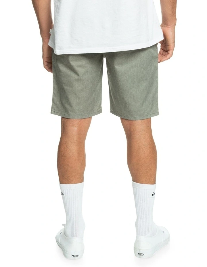 Everyday Union Stretch Chino 20inch Shorts in Light Grey Heather