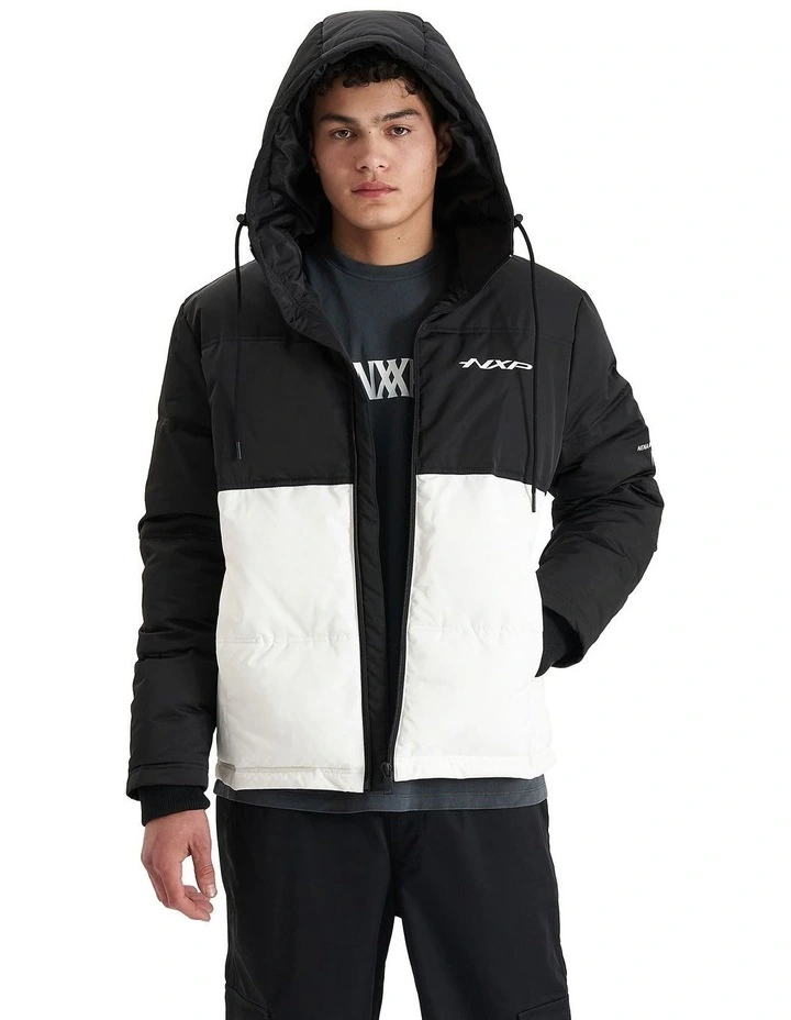 Pavilion Hooded Puffer in Multi