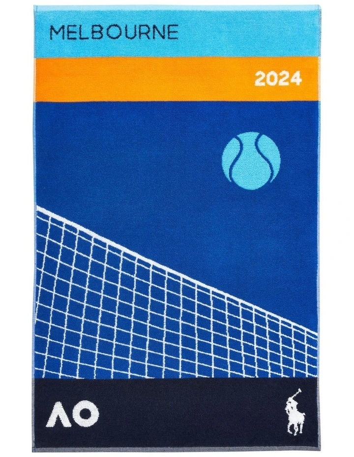 Australian Open Gym Towel in Blue