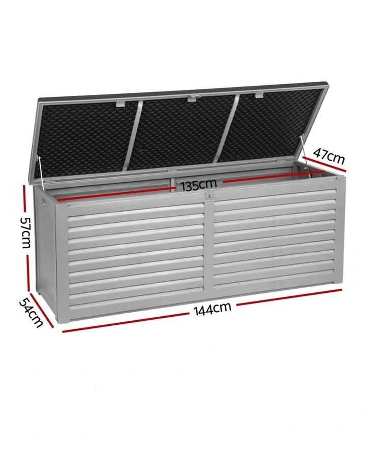 Outdoor Storage Box 390 Litre Grey