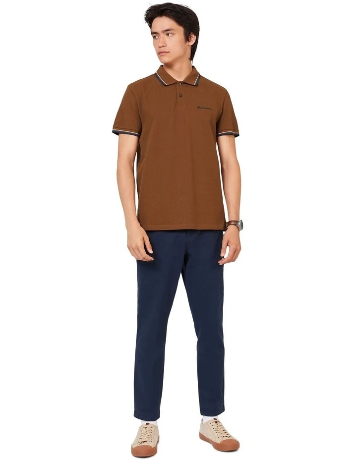 Signature Polo Shirt in Orange