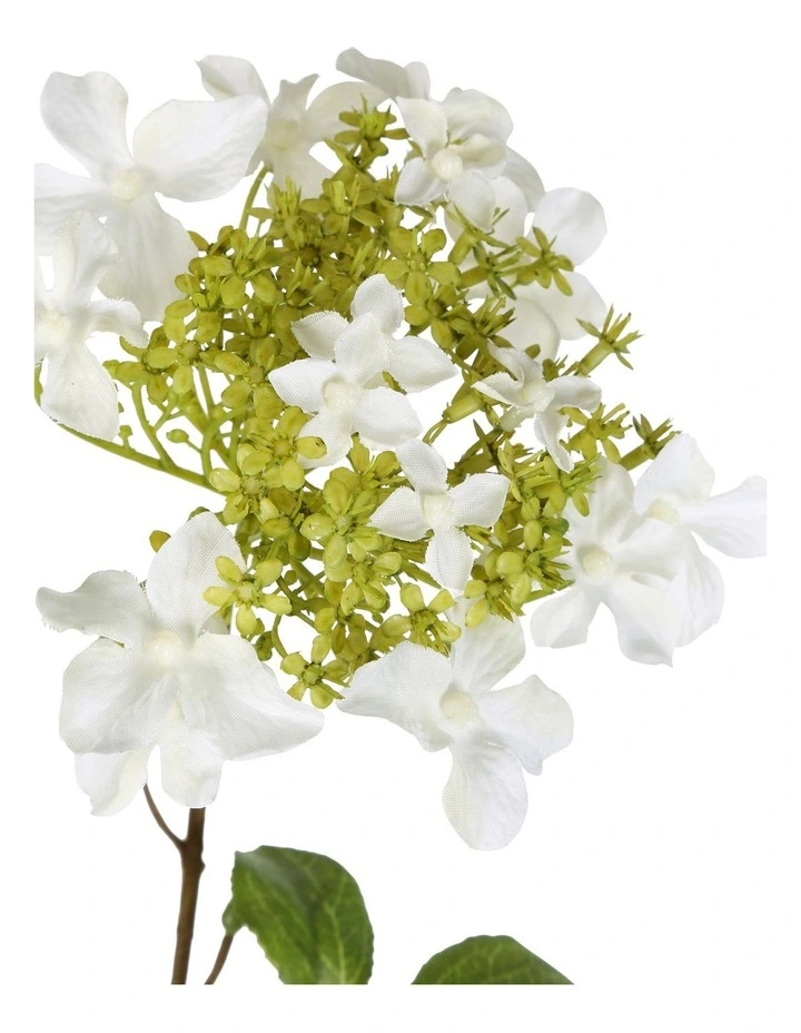 Hydrangea Spray Flowers 70cm in White